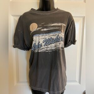 Lake Michigan Distressed T Shirt
